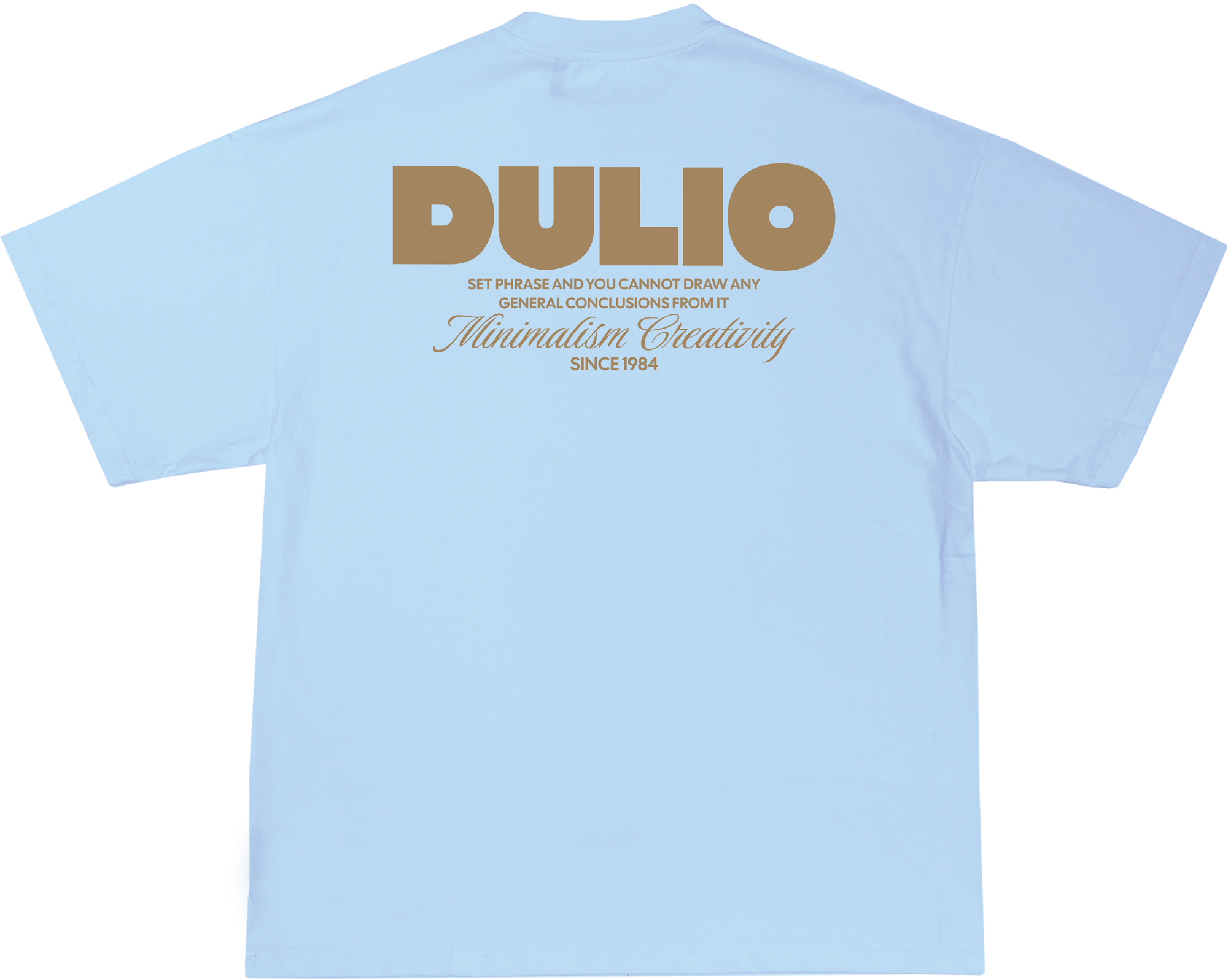 ÁO THUN MINIMALISM XANH DA TRỜI