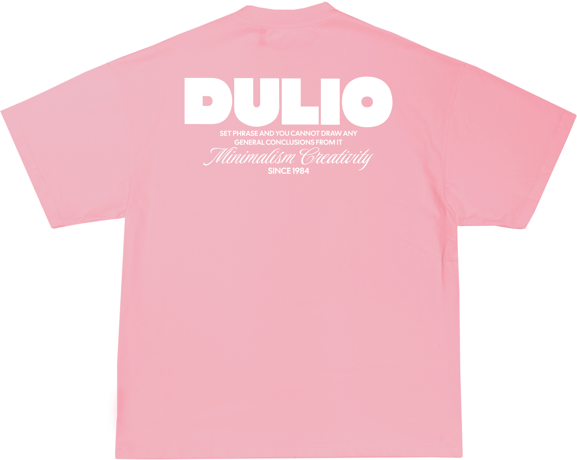 ÁO THUN MINIMALISM HỒNG